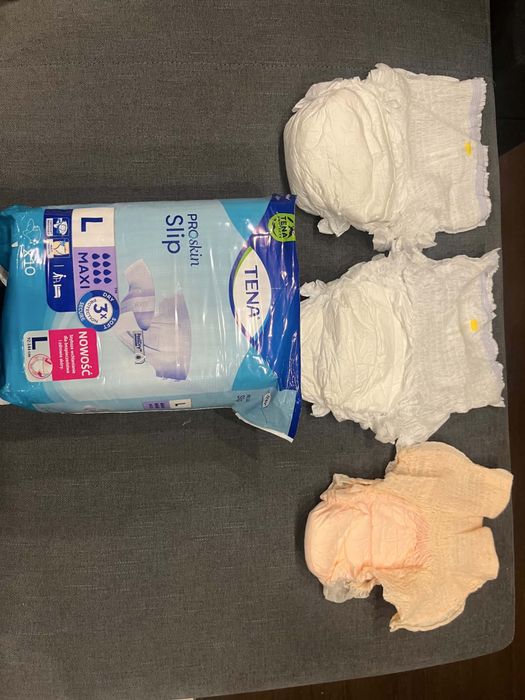 Pieluchomajtki Tena Proskin Slip Maxi . Rozmiar L  plus gratis