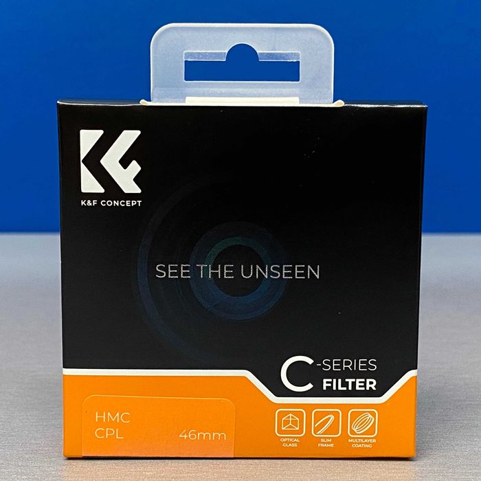 K&F Concept CPL Slim 46mm (Filtro Polarizador Circular) - NOVO