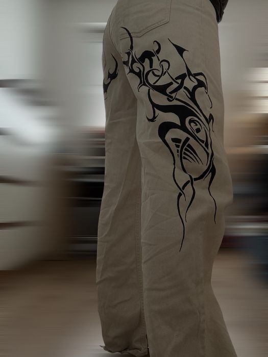 Custom jeansy – własny wzór | robione na zamówienie