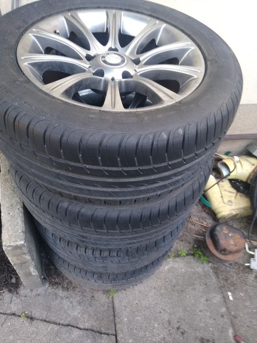 Koła BMW aluminium letnie opony. Sprzedam