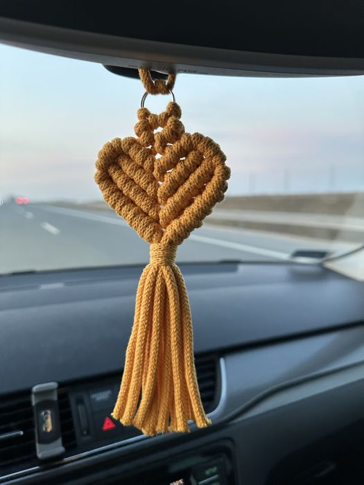 Zawieszka serce, brelok, maskotka do torebki, plecaka, nerki, auta