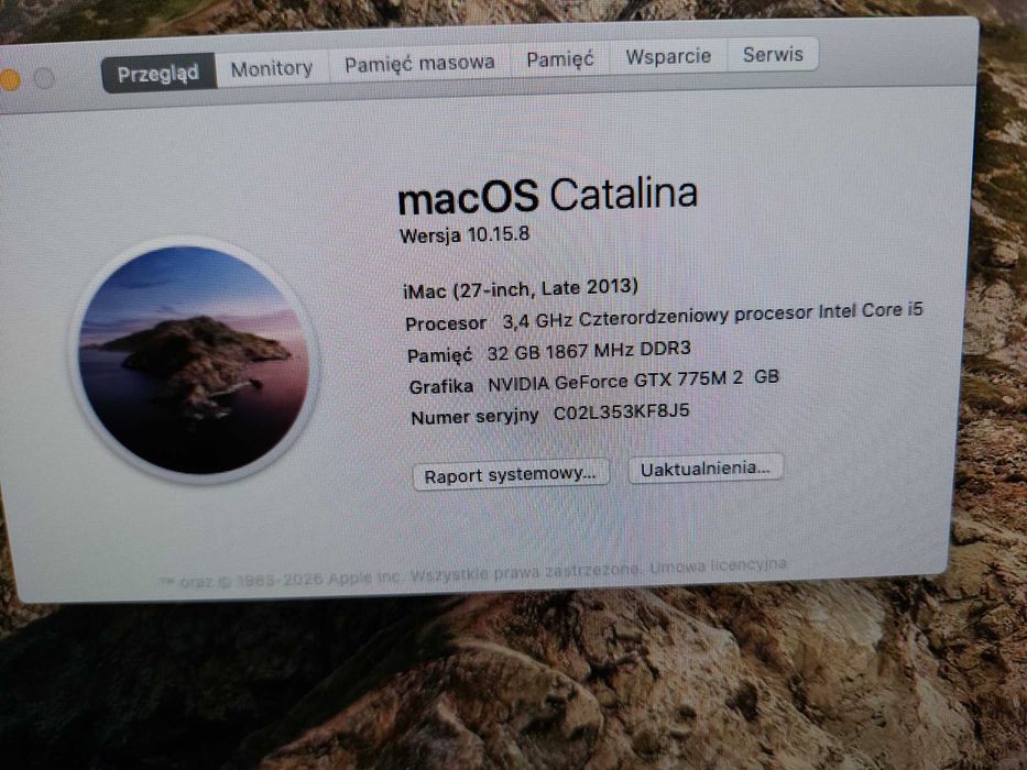 Apple imac 27" 32gb ram 2k