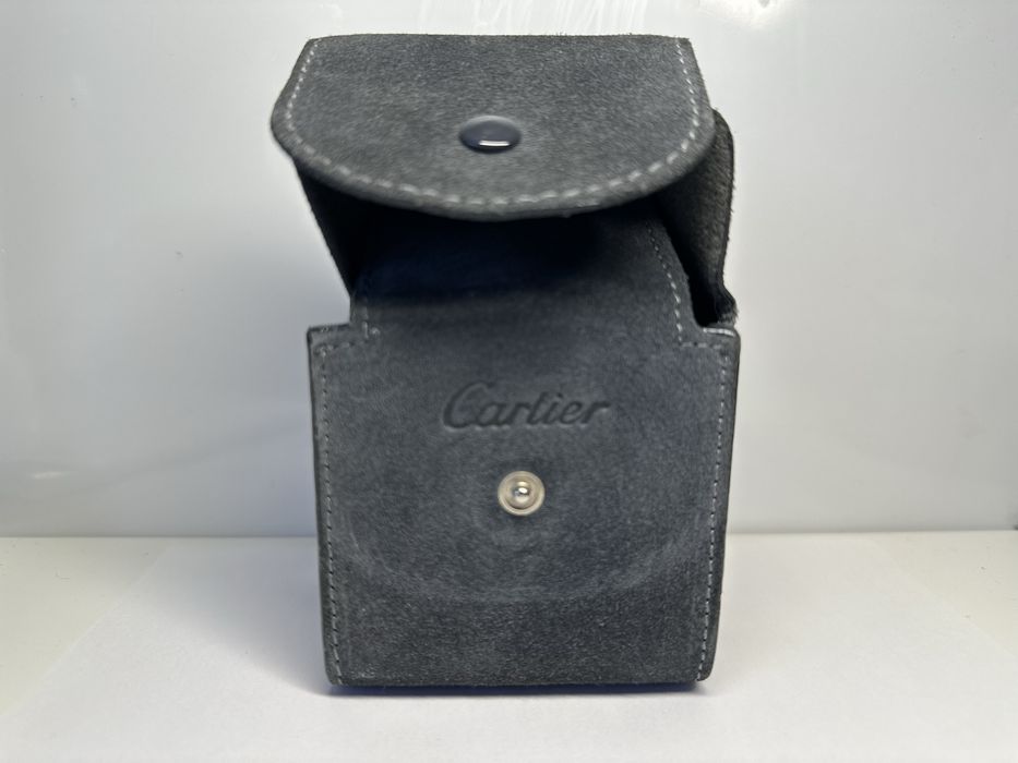 oryginalne * etui * pudełko ** Cartier ** travel watch box leather