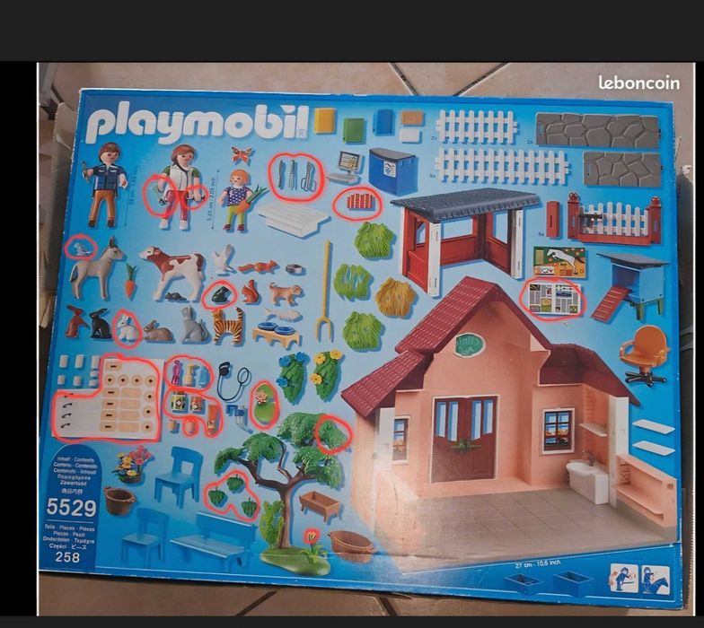 Playmobil , clinica veterinaria , city life