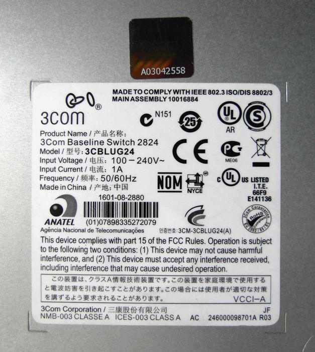 3Com Baseline Switch 2824 3CBLUG24 - 24 porty - tylko odbiór Wrocław