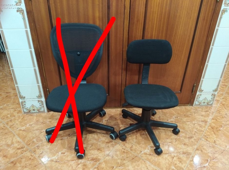 Cadeira de rodas escritório secretária criança casa quarto apartamento