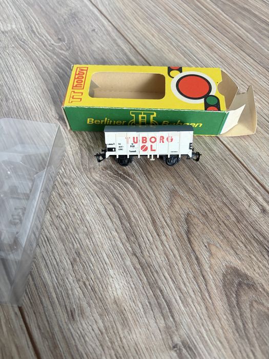 Wagon chłodnia TUBORG BTTB Skala TT 1:120 (Stan Kolekcjonerski + Pudełko)
