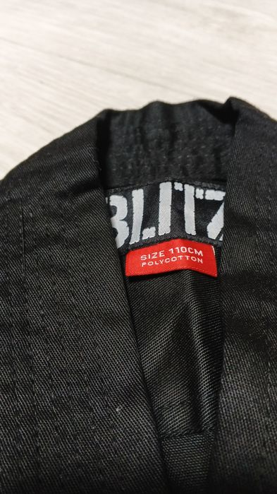 дитяче чорне кімоно для дзюдо карате 110 розмір Blitz як нове