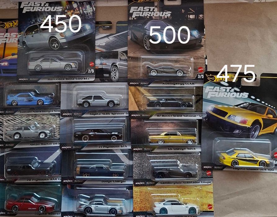 Моделі хот вілс форсаж hot wheels від 125