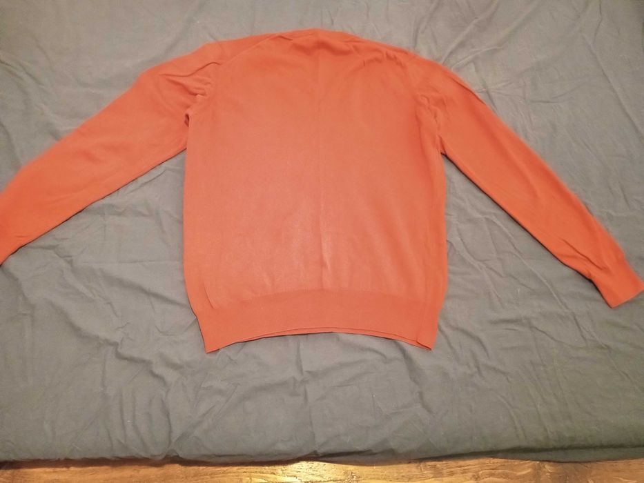Czerwony sweter męski r. M Yorn