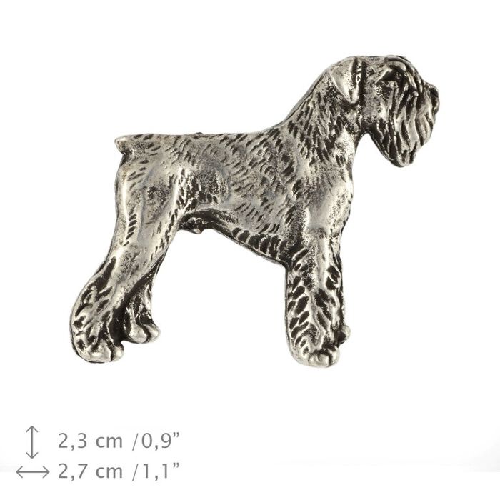 Sznaucer pin posrebrzony Art-Dog