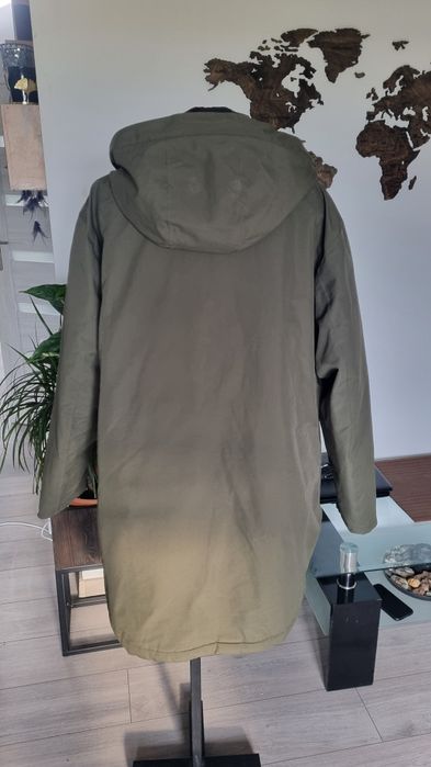 Kurtka zimowa ocieplana khaki 44 XXL