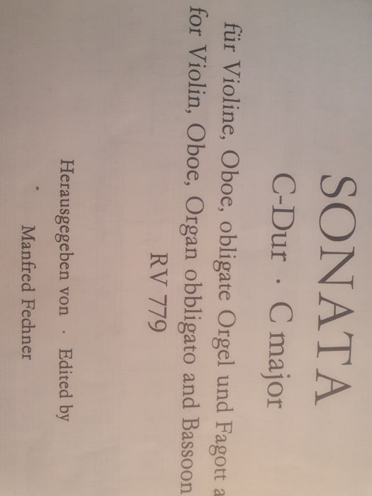 Vivaldi sonata kameralna