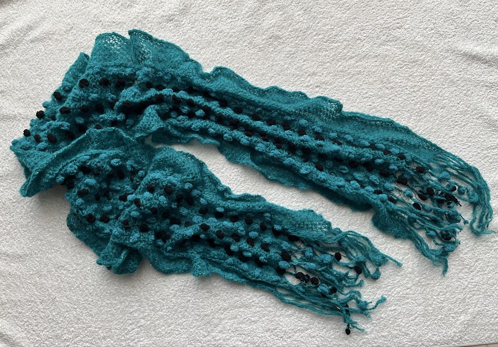 NOWY szal szalik morski