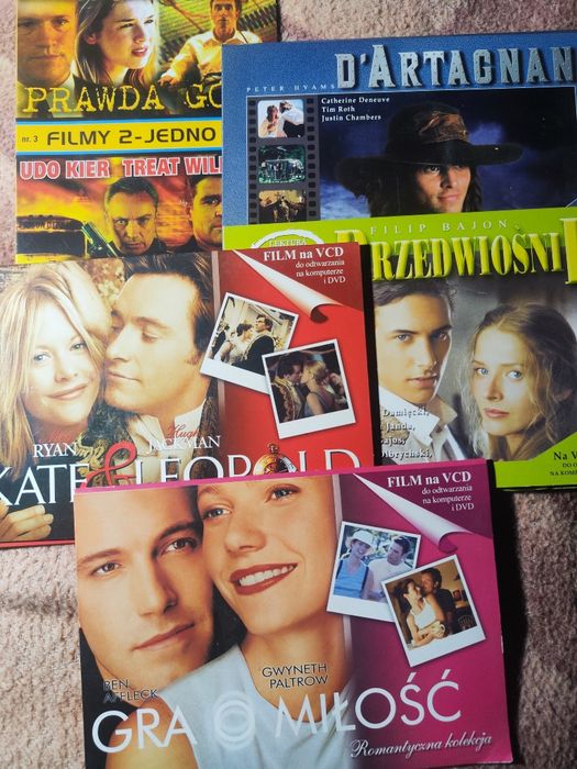 Zestaw 75 płyt DVD/CD filmy