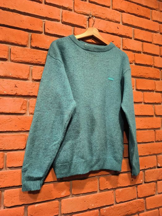 Sweter Marco Polo Wełniany Wełna Jasnoniebieski Vintage