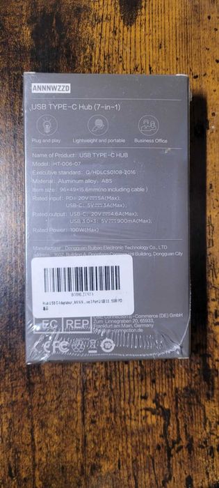 Adapter USB C Hub, 7 w 1