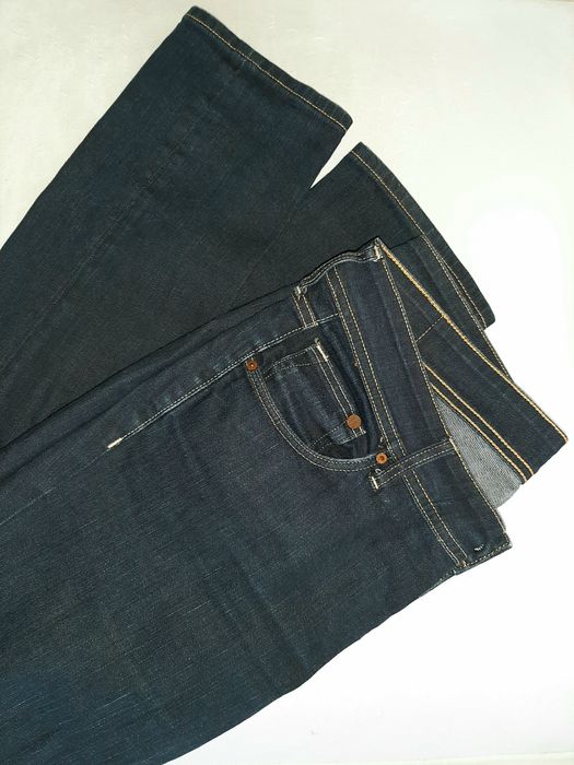 Calças ganga azul escura H&M 36/38