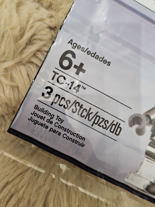 Klocki lego minifigurka Star Wars droid TC-14 chrome unikat