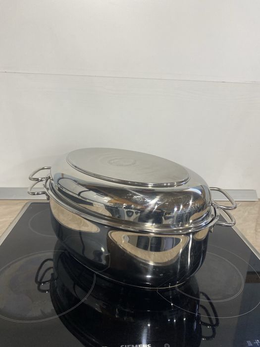 Жаровня  з кришкою гусятниця гусятник