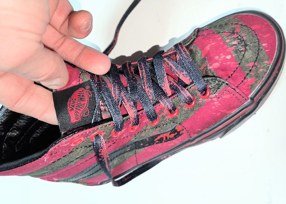 Кеды Vans X House of Terror Nightmare On Elm Street SK8-Hi 36р.