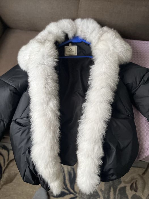 Зимова куртка з хутром песця