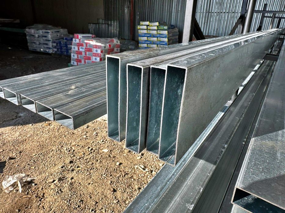 Profil stalowy prostokątny ocynkowany 100 x 20 x 1,2 mm