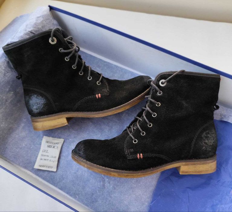 Ботинки демисезонные нубуковая кожа р. 38 S.Oliver Германия