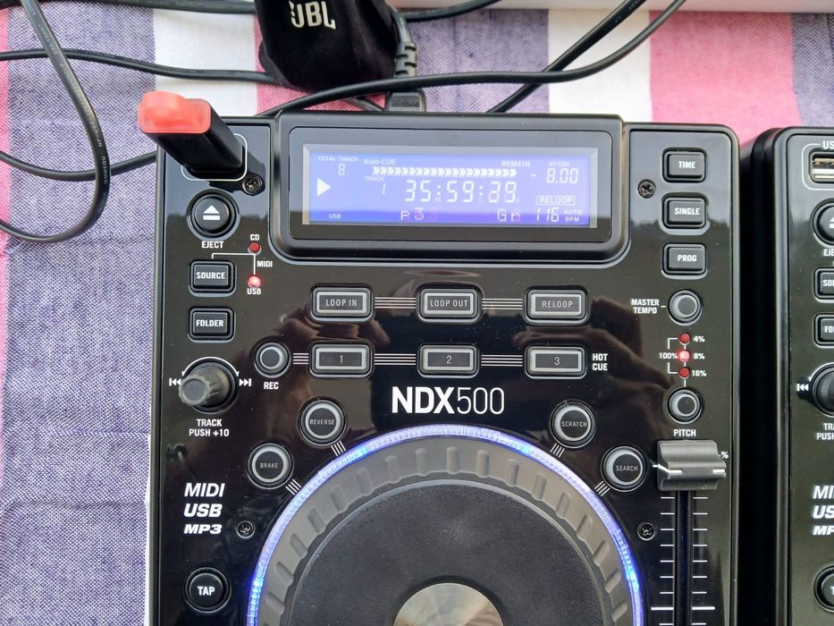 Numark NDX500 PAR( Leitor CD USB e Controlador MIDI)