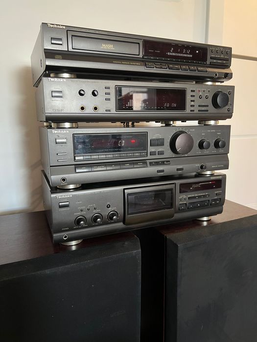 Technics Vintage Hi-Fi Set SA-GX130D + SH-GE90 + SL-PG460A + RS-BX501