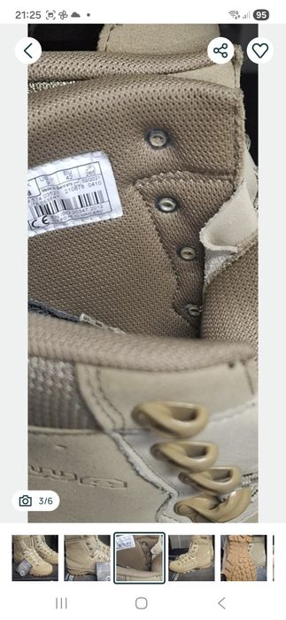 Piaskowe buty trekkingowe Lowa Elite Desert r 42