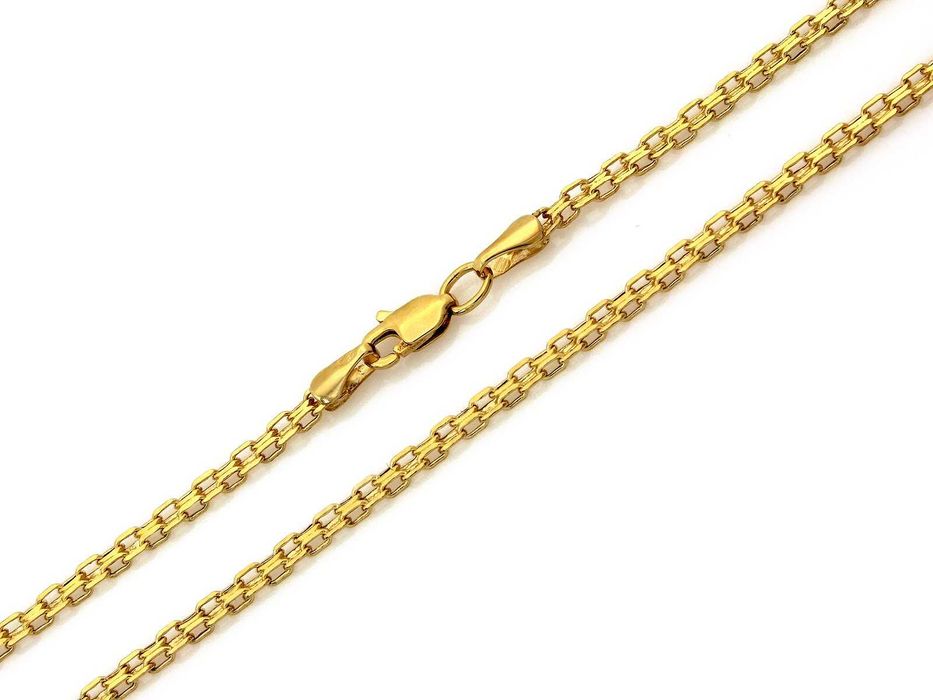 Złoty łańcuszek bismark  2.2mm