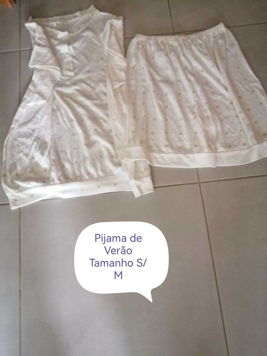 Pijama laranja, chapéu e saia Novos, Lenços e kispo