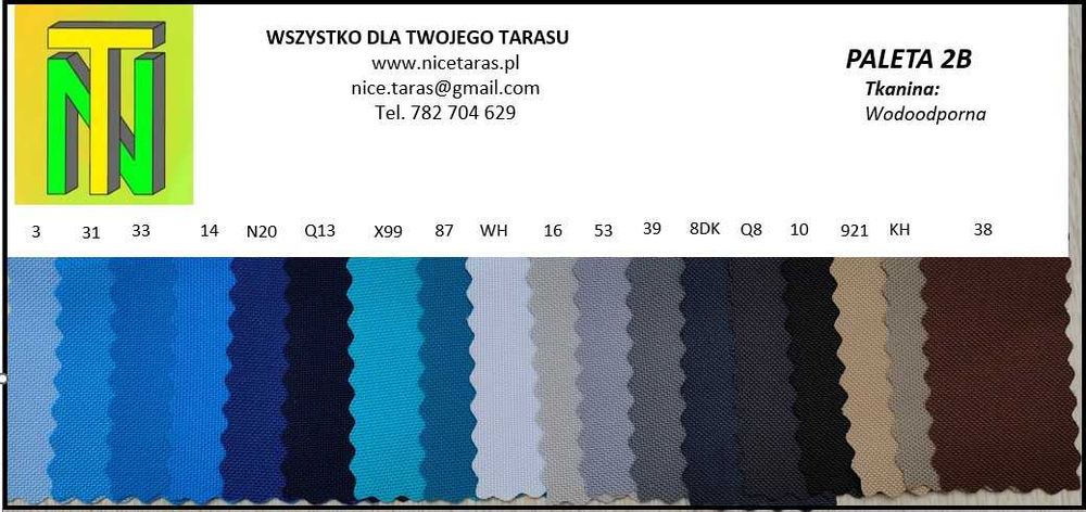 Roleta rzymska na taras idealna pod szkło lub poliwęglan