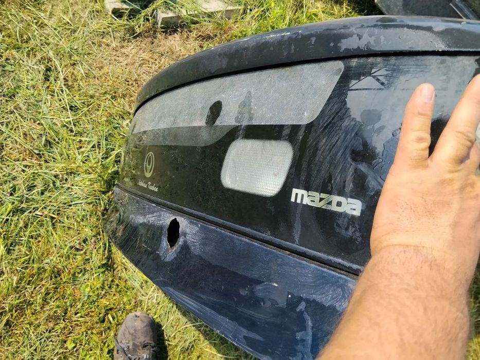 mazda 323 323c ba 94-98  3d  klapa tylna tył szyba