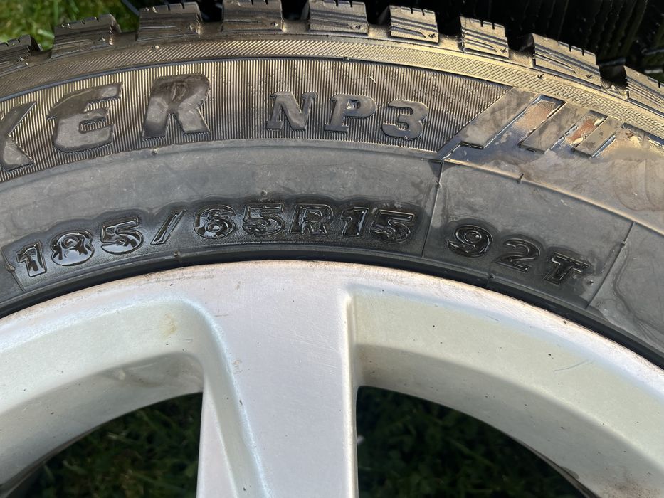 Диски +резина зима 185*65*15 ;   5*100