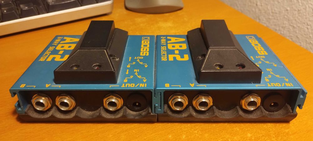 Boss AB-2 pedal seletor 2 canais