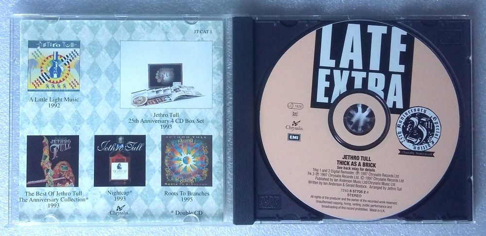 Jethro Tull - Thick as a Brick - CD