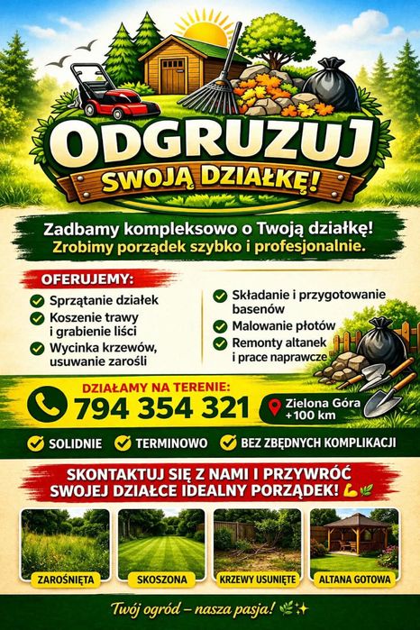 Odgruzuj swoja działke!