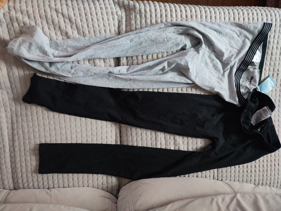 NOWE getry czarne i szare rozmiar 146-152