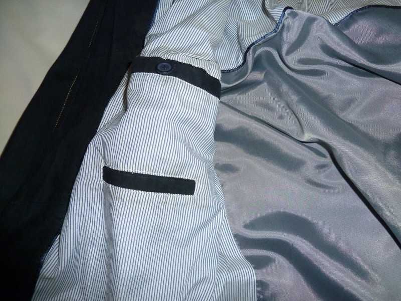 Blusão novo de camurça azul escura HI Buxter 58 / 3XL