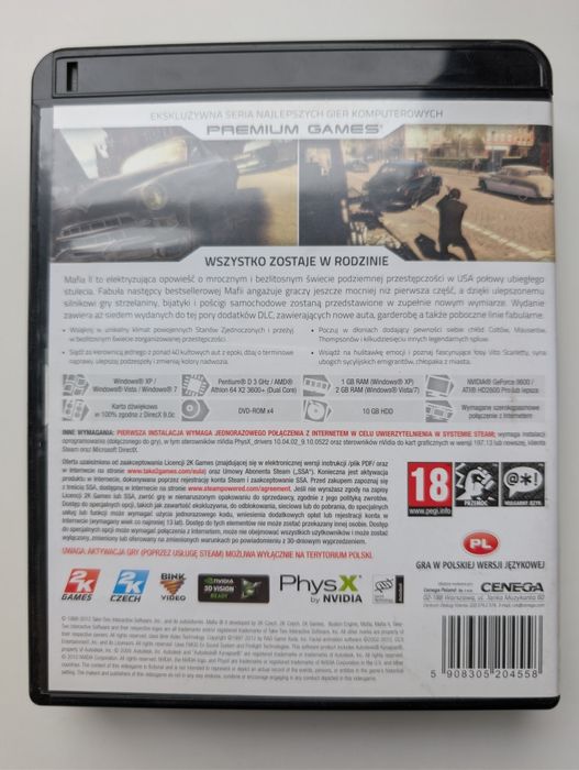Gra na PC Mafia II Special Extended Edition Premium GamesPL