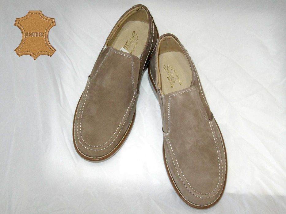 туфлі чоловічі, Італія, шкіра (нубук)