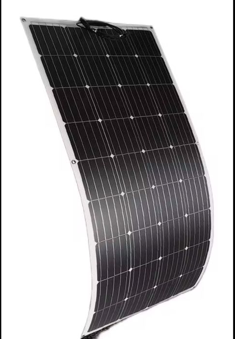 ETFE! З КОНЕКТОРАМИ! Гнучка сонячна панель 100W/200W 18V Black