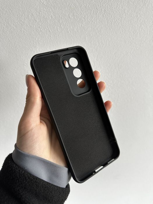 Etui silikonowe czarne do OPPO RENO 12 PRO 5G