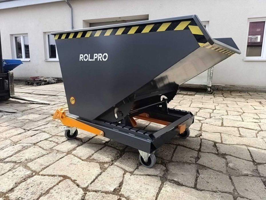 Koleba / Kontener samowyładowczy / Pojemnik metalowy 1100l - PREMIUM!!!