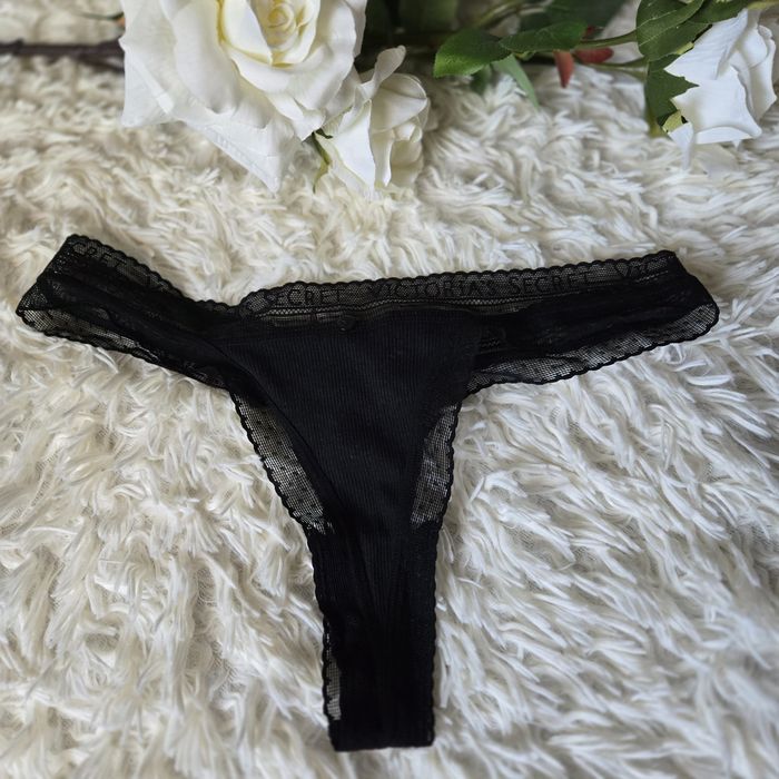 Трусики стрінги victoria's secret, pink