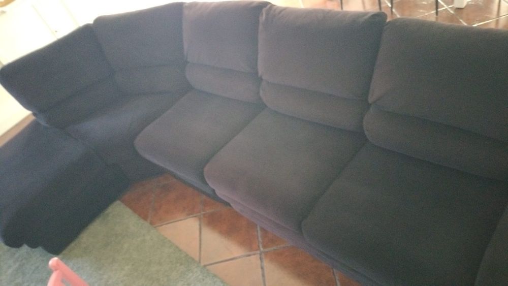 Sofá modular preto