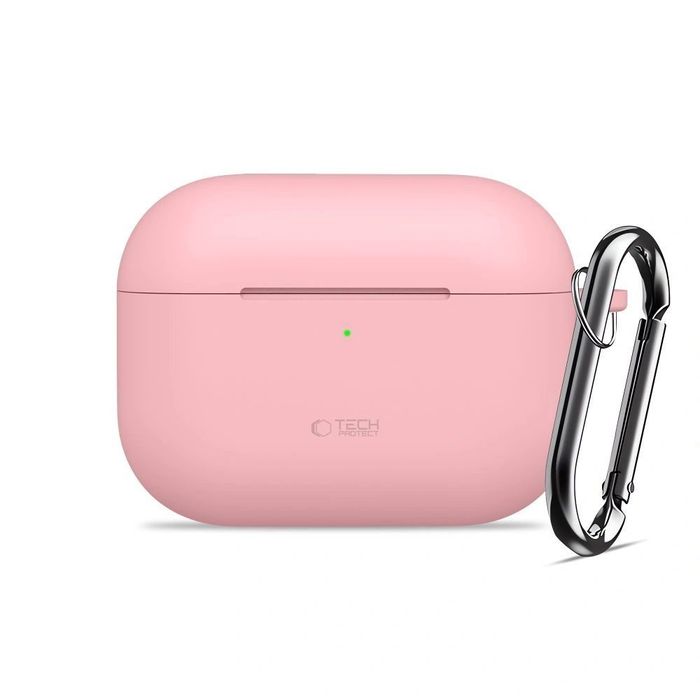 Etui Tech-Protect do Słuchawek Airpods Pro 3 Silicone Hook Dusty Pink