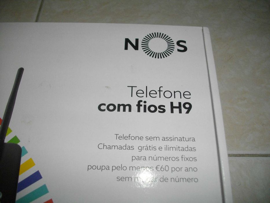 Telefone fixo de secretária GSM H9, NOS HOME (NOVO)